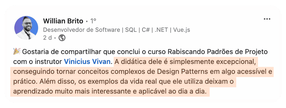 Depoimento Willian